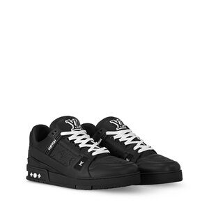 Louis Vuitton Black and White Men's Sneakers